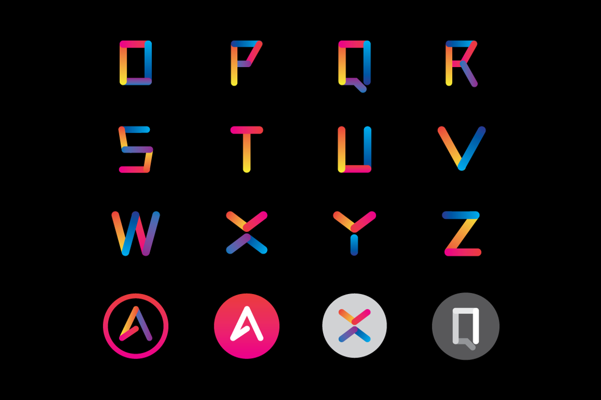 Colorful Vector Alphabet, an Object Graphic by hellothere (Photo 5 of 5)