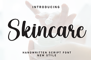 Skincare | Script Font, a Handwritten Font by Scratchones (Thumbnail 1 of 8)