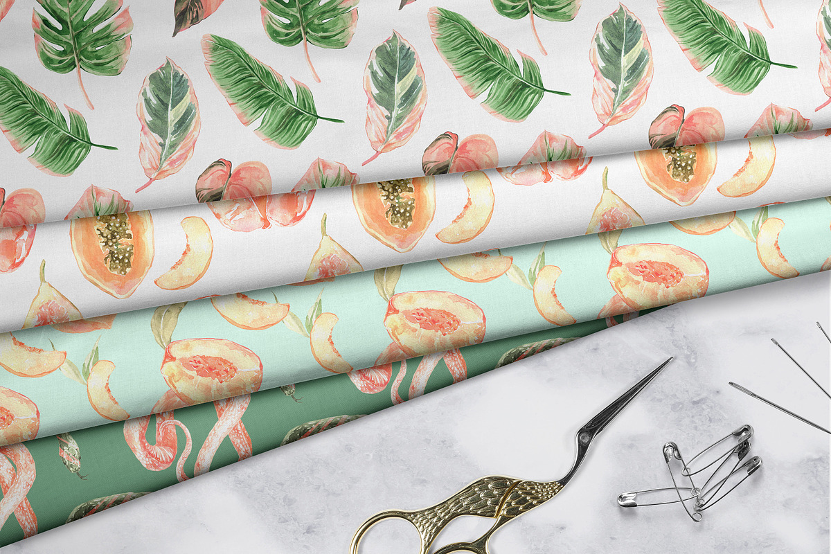 Peach Aesthetics Tropical Summer, an Illustration by Cat In Colour (Photo 9 of 10)