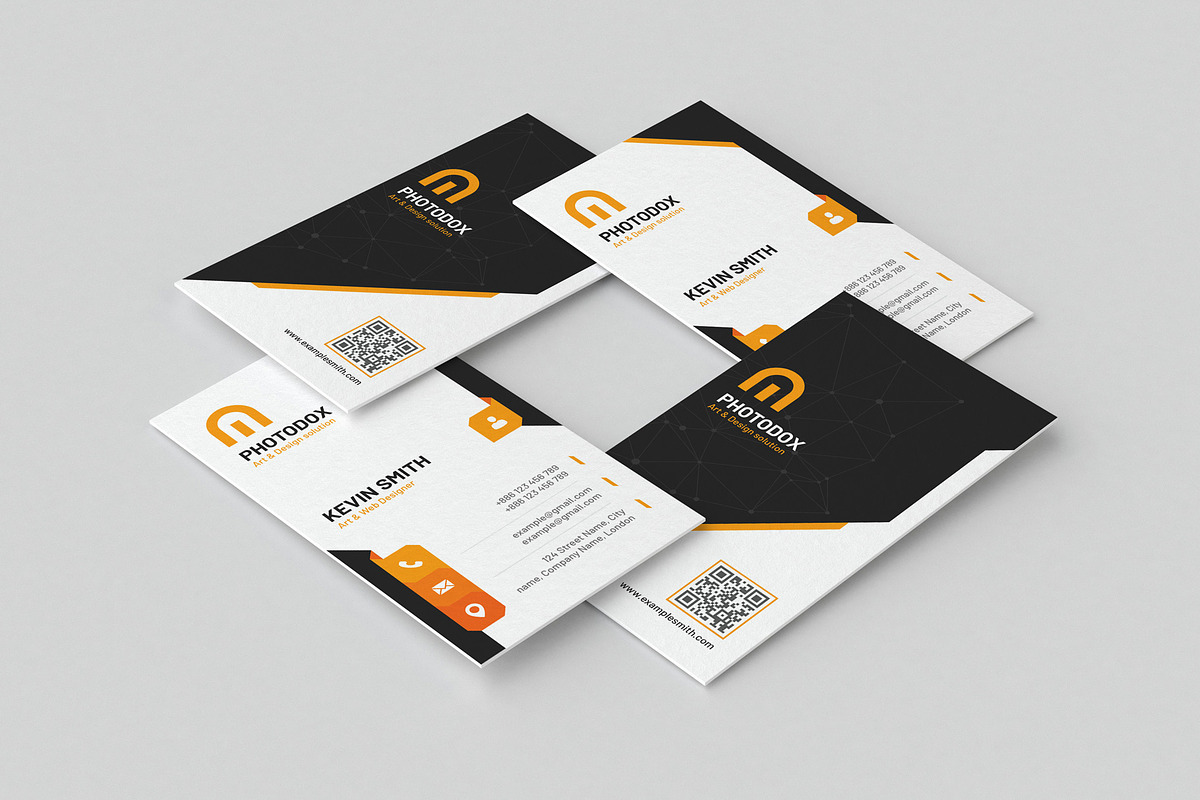 Vertical Business Card, a Business Card Template by PicoartBd (Photo 1 of 3)