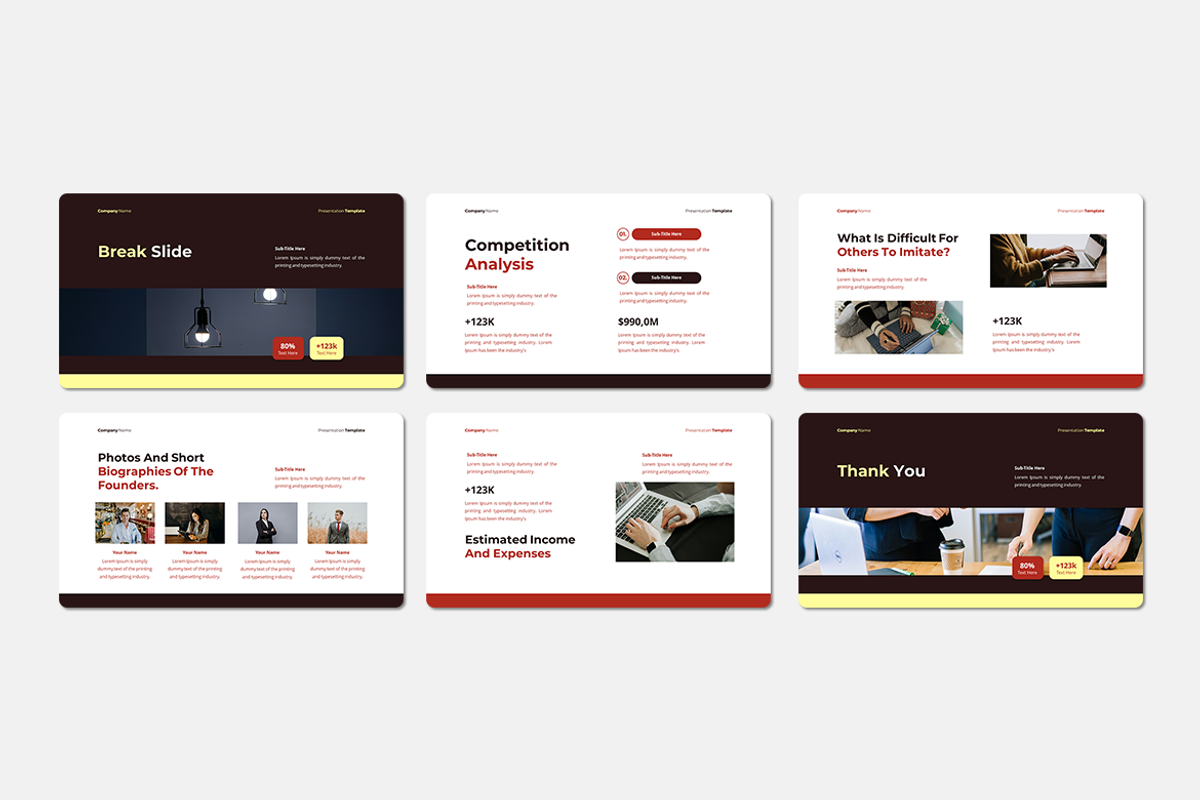 Pitch Deck Investors - Google Slides, a Presentation Template by QR Design Studio (Photo 3 of 3)