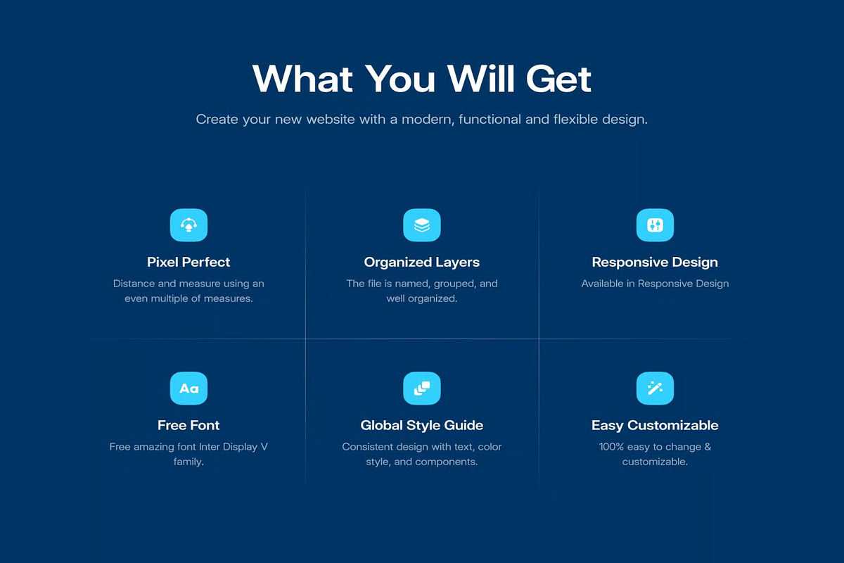 Tendly CRM - Website Template UI Kit, an UI Kit Template by Lumina_ui_ux202 (Photo 2 of 8)
