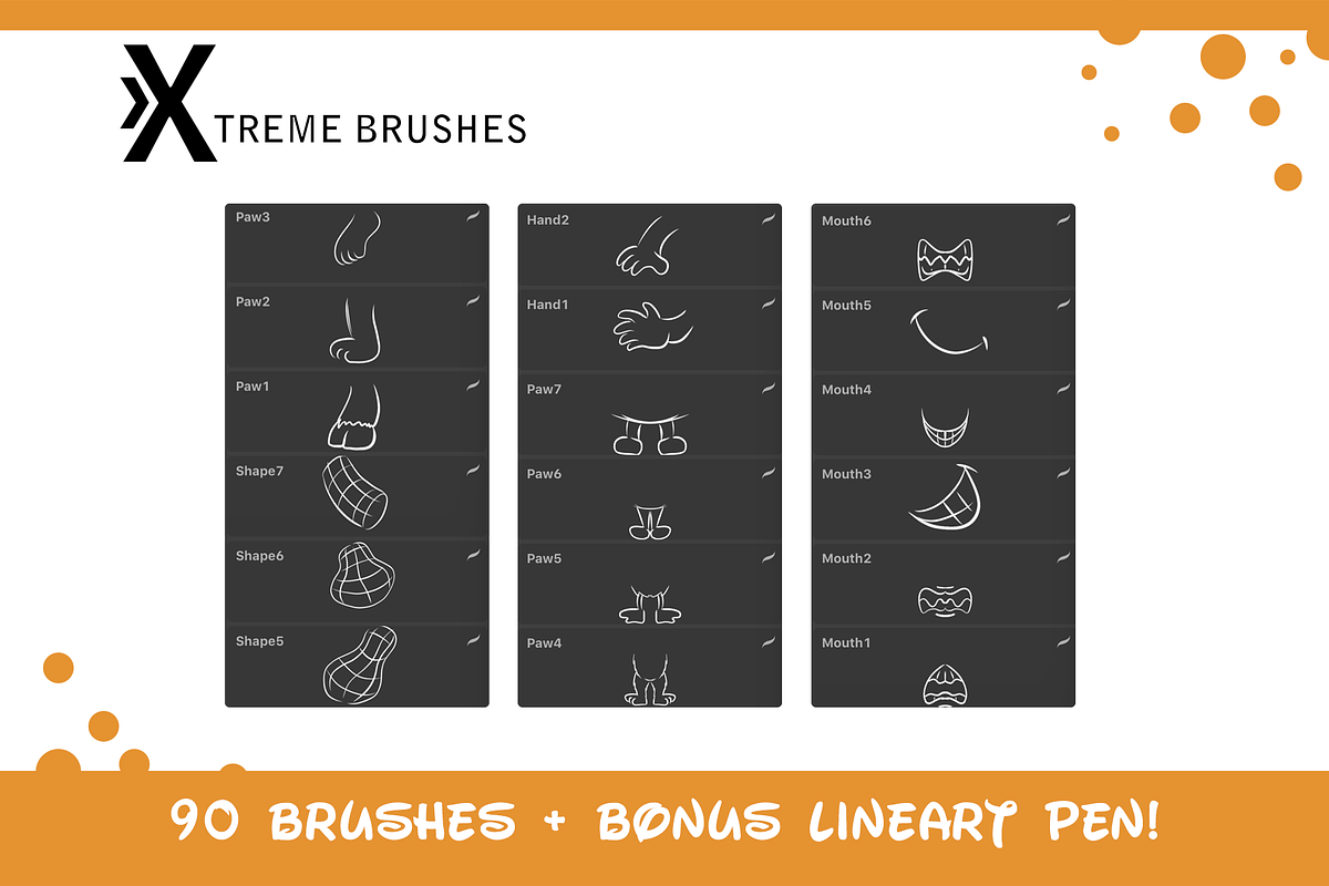 Procreate Fun Characters Kit!!!, a Brush Add-On by Extreme Brushes (Photo 5 of 8)