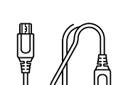 43 Everyday Electronics Icon Set, an Outline Icon by adenpinkstore (Thumbnail 3 of 5)