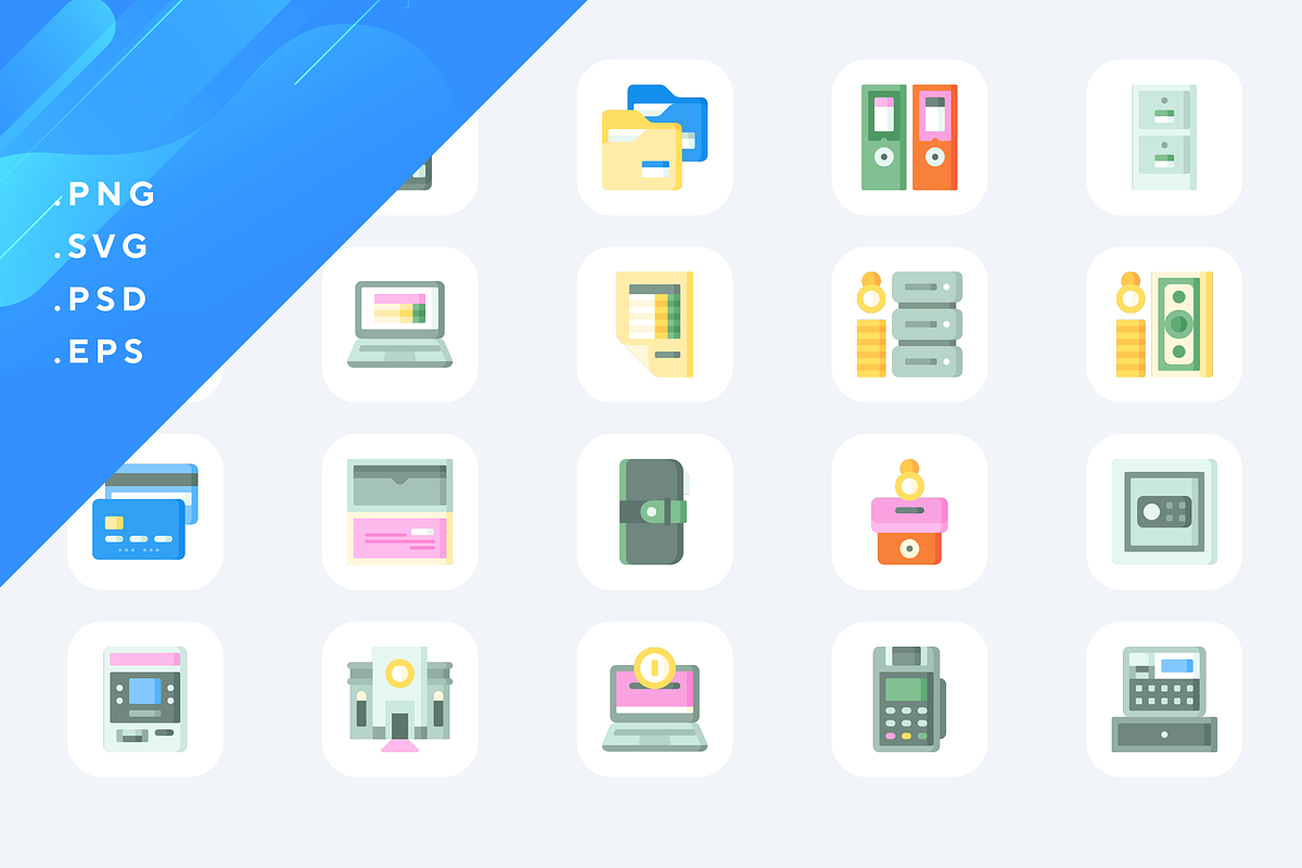 20 Accounting icons, a Duotone Icon by Wencory (Photo 1 of 2)