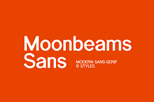 Moonbeams Sans Serif Modern Font