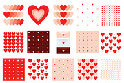 Valentine's Day - 14 Vector Hearts, a Pattern Graphic by Carolyn Packard Design (Thumbnail 2 of 5)
