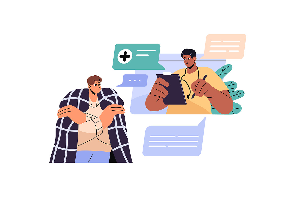 Online medicine, pharmacy store set, a Healthcare Illustration by PaperTrident (Photo 11 of 13)