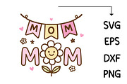 Cute Mom Banner SVG, an Object Graphic by Creative Art (Thumbnail 2 of 6)