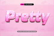 Psd Text Editable - Pink Pretty, a Layer Style Add-On by Artlogs x Modaldesain (Thumbnail 1 of 4)