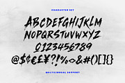 Kuru Trapin Energetic Brush Font, a Handwritten Font by Maulana Creative (Thumbnail 5 of 7)