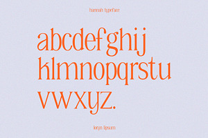 Hannah Modern Display Serif Font