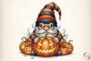 Halloween Zombie Gnomes PNG, an Illustration by Craft Nest (Thumbnail 1 of 6)