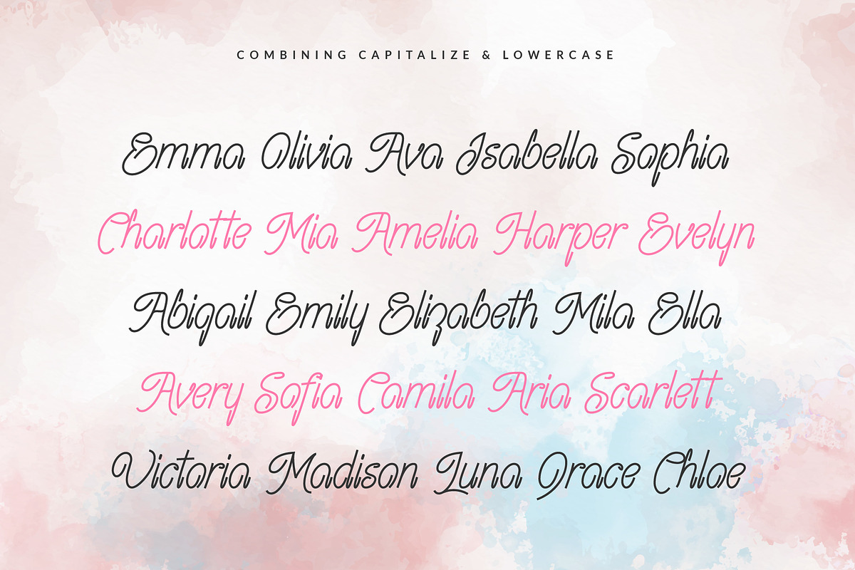Virginia - The Attractive Font preview 3