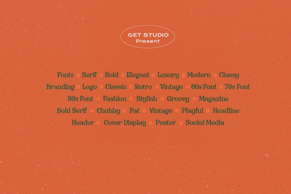 Rhodesia - Retro Serif Font, a Sans Serif Font by Get Studio (Photo 5 of 10)