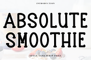 Absolute Smoothie, a Sans Serif Font by InermediaSTUDIO (Thumbnail 1 of 8)