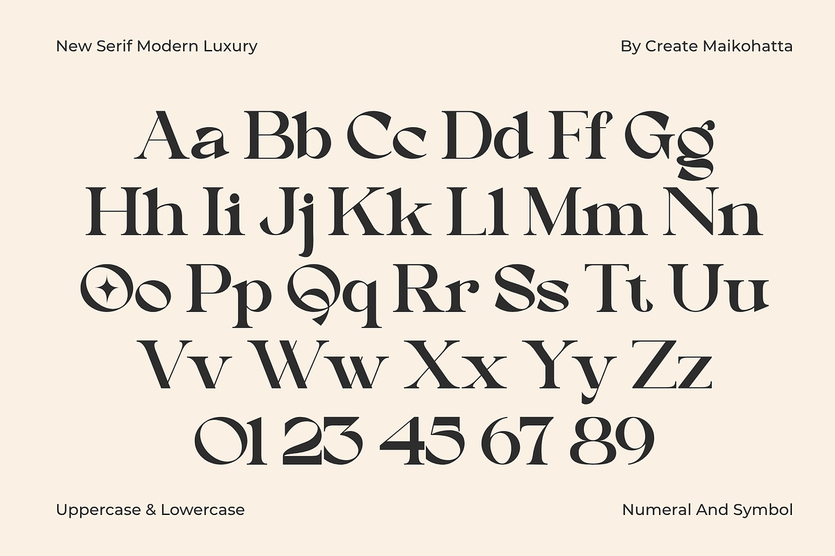 Berico – Modern Luxury Serif, a Serif Font by MaikoHatta (Photo 7 of 8)