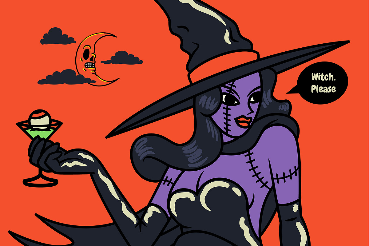 Halloween Creepers Graphic Pack, an Illustration by The Isian (Photo 17 of 17)