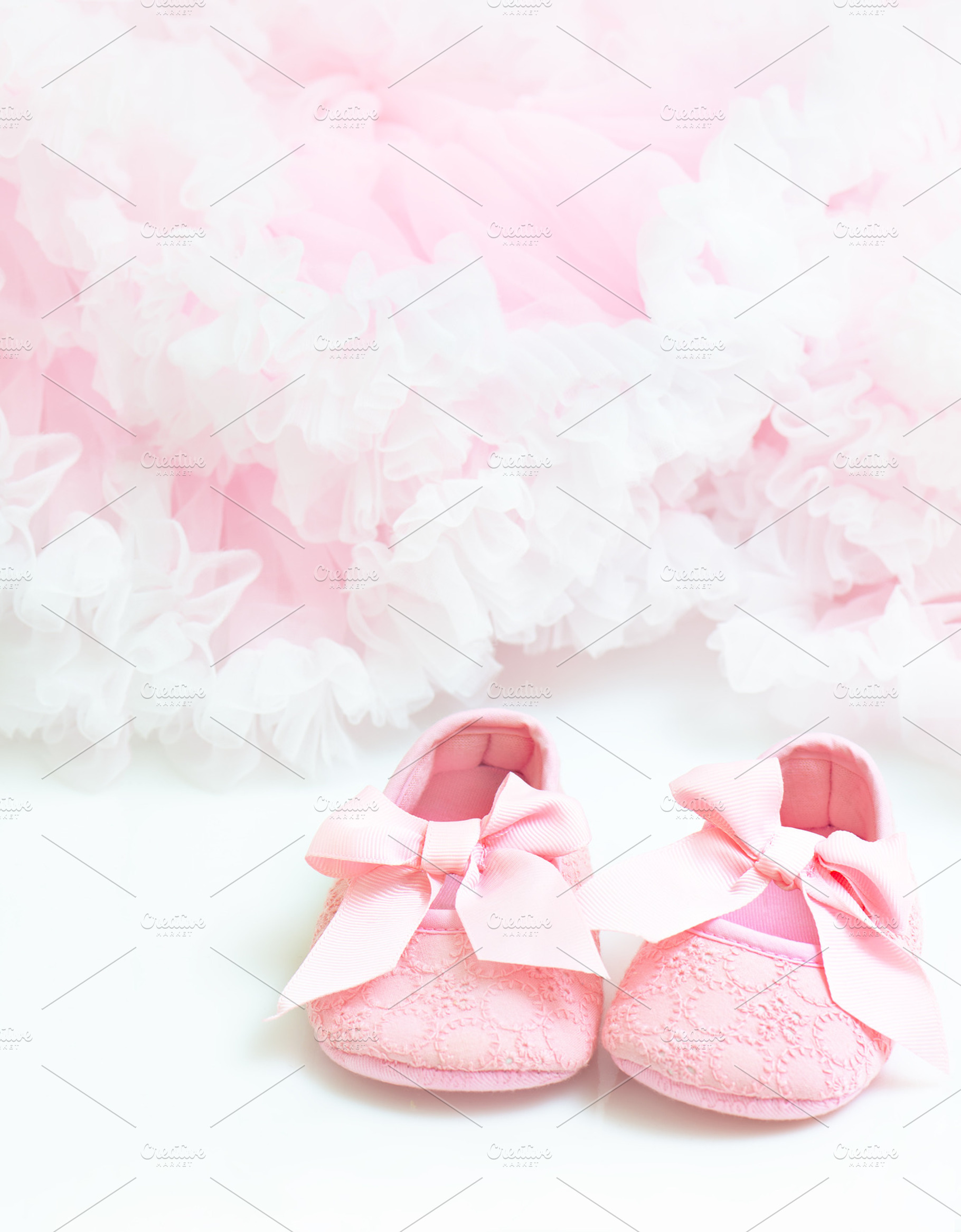 Baby's bootees containing background, concept, and girl, an Abstract Photo by Lenka_X