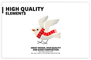 66 Christmas Design Elements, a Food Illustration by monkik (Thumbnail 16 of 16)