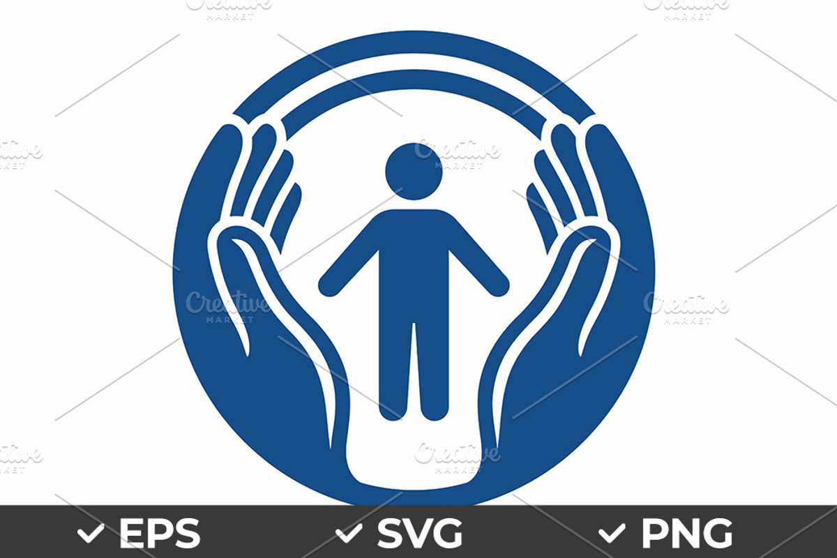 Human Care Hands Vector Icon, an Object Graphic by Artonix (Photo 1 of 3)