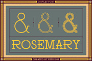 Rosemary, a Serif Font by kenjiboy (Thumbnail 1 of 6)