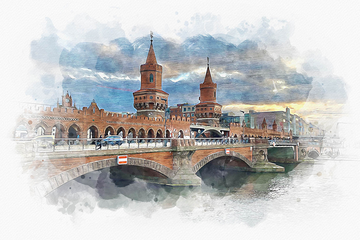 Canvas Watercolor Paint Art Effect, an Action Add-On by MRI STUDIO (Photo 13 of 16)