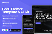Clavio SaaS Framer Template UI Kit, an UI Kit Template by Creative Perspective (Thumbnail 1 of 7)