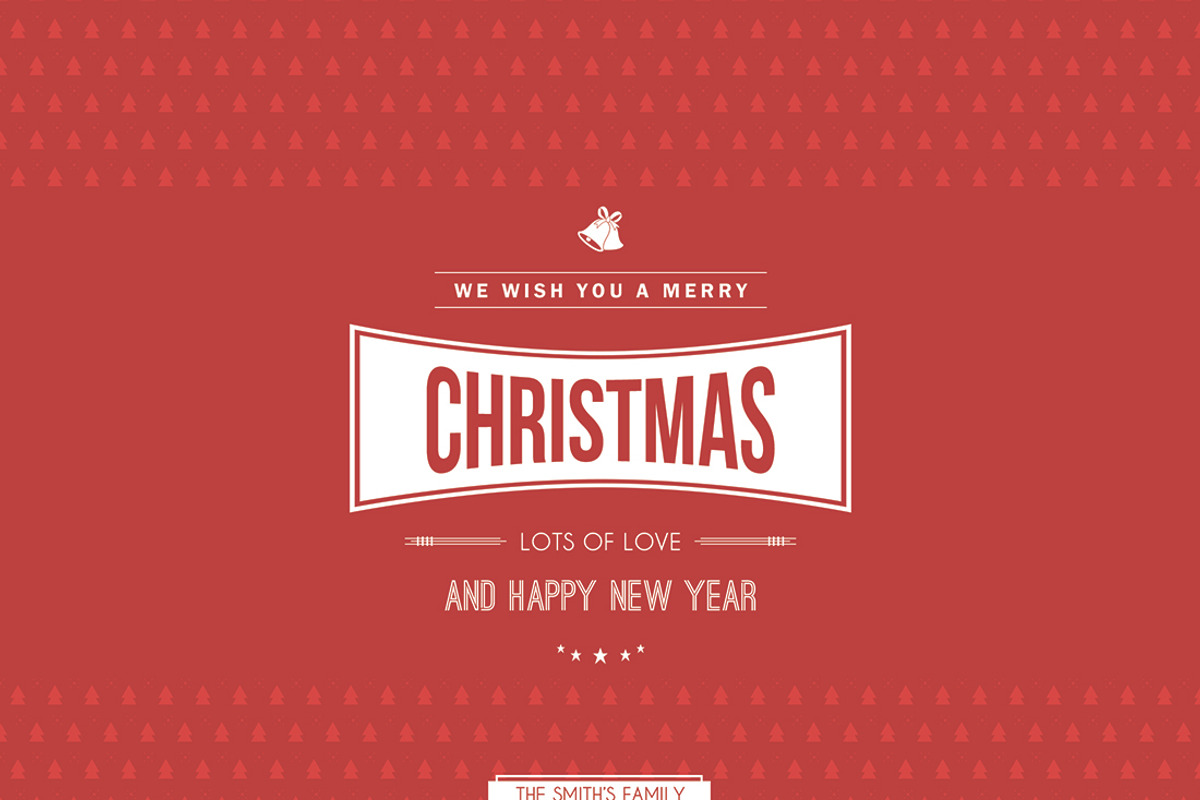 Merry Christmas Postcard Templete, a Card Template by Nisha Droch (Photo 2 of 3)