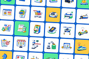Technology Flat Icons, a Duotone Icon by Brickclay (Thumbnail 8 of 11)