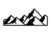 50 Mountain Landscape Silhouette Bun, an Illustration by Designer_Momina (Thumbnail 20 of 51)