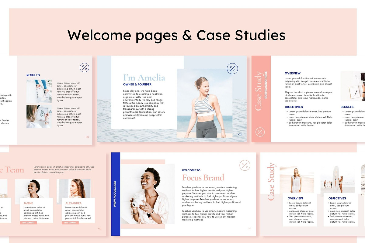 Focus Webinar, Course, Presentation, a Presentation Template by Cultive Creative (Photo 9 of 13)