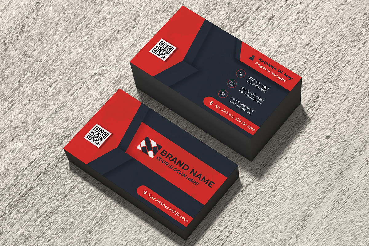 White Business Card PSD preview 6