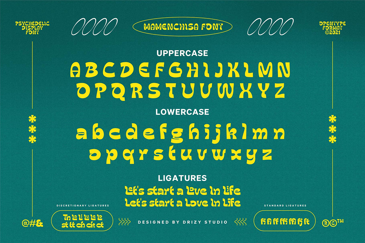 Mamenchisa, a Font by Drizy (Photo 9 of 9)