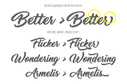 Thinking Of Betty, a Handwritten Font by StereoType (Thumbnail 4 of 5)