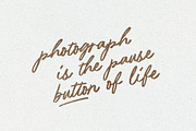 Just Enough - Quotable Font, a Script Font by Sarid Ezra (Thumbnail 6 of 10)