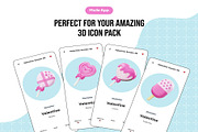 Valentine Sweet Food 3D Icon, an Environmental 3D Model by Lumina_ui_ux202 (Thumbnail 4 of 6)