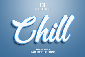 Chill 3d Text Effect