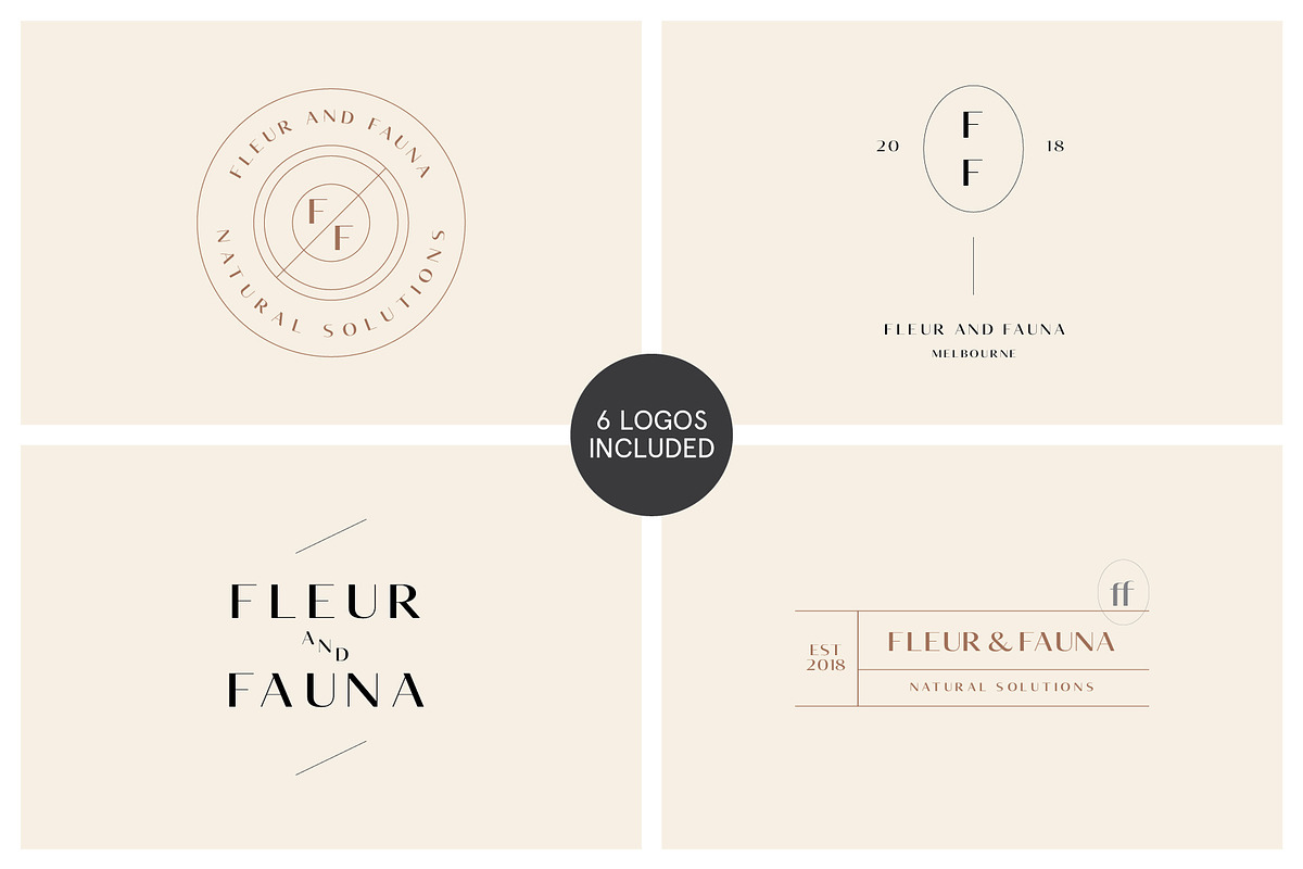 Quebec - Elegant Font and Logo Set preview 5