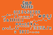 Child Witch - Halloween Typeface, a Font by Arendxstudio (Thumbnail 8 of 9)