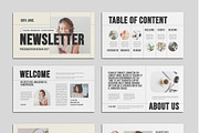 Newsletter Presentation Template, a Presentation Template by ClickPaint_Studio (Thumbnail 2 of 5)