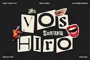 CS Yoshiro Drawn, a Sans Serif Font by Craft Supply Co. (Thumbnail 1 of 8)
