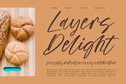 Delight Aurores, a Script Font by operatype.co (Thumbnail 6 of 8)