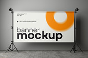 Banner and Press Wall Mockup, an Advertising Mockup by dpi (Thumbnail 12 of 13)