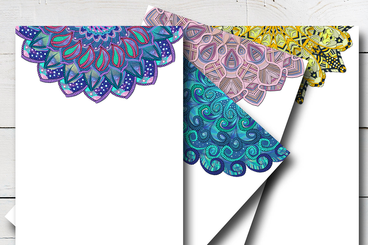 Mandala Card CANVA Template Set, a Templates & Theme by Vibrant Design Shop (Photo 4 of 8)