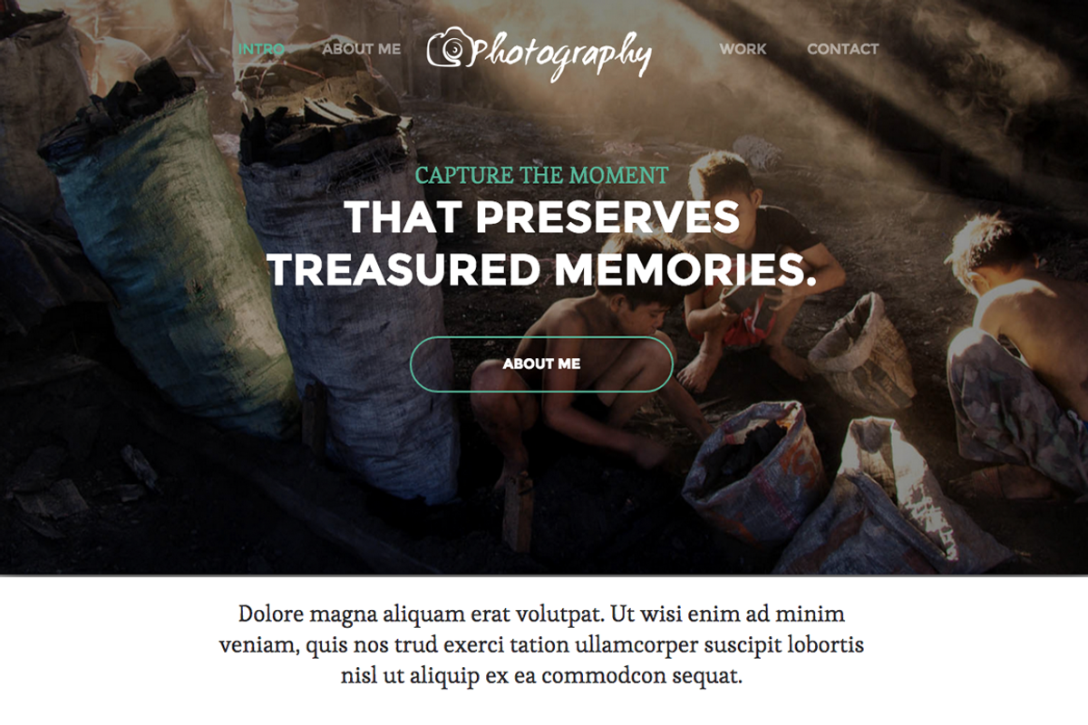 Photography - Responsive Template, a Bootstrap Template by erwinagpasa.com