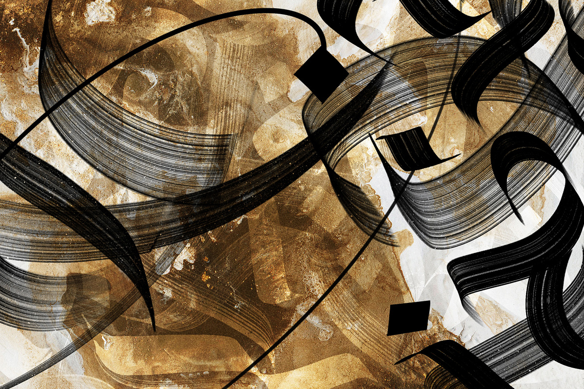 CALLIGRAPHY Abstract Backgrounds, a Background Graphic by Anastezia Luneva (Photo 10 of 10)