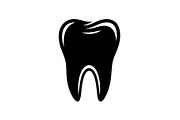 Human tooth dental silhouette, a Graphic by hafijul (Thumbnail 8 of 10)