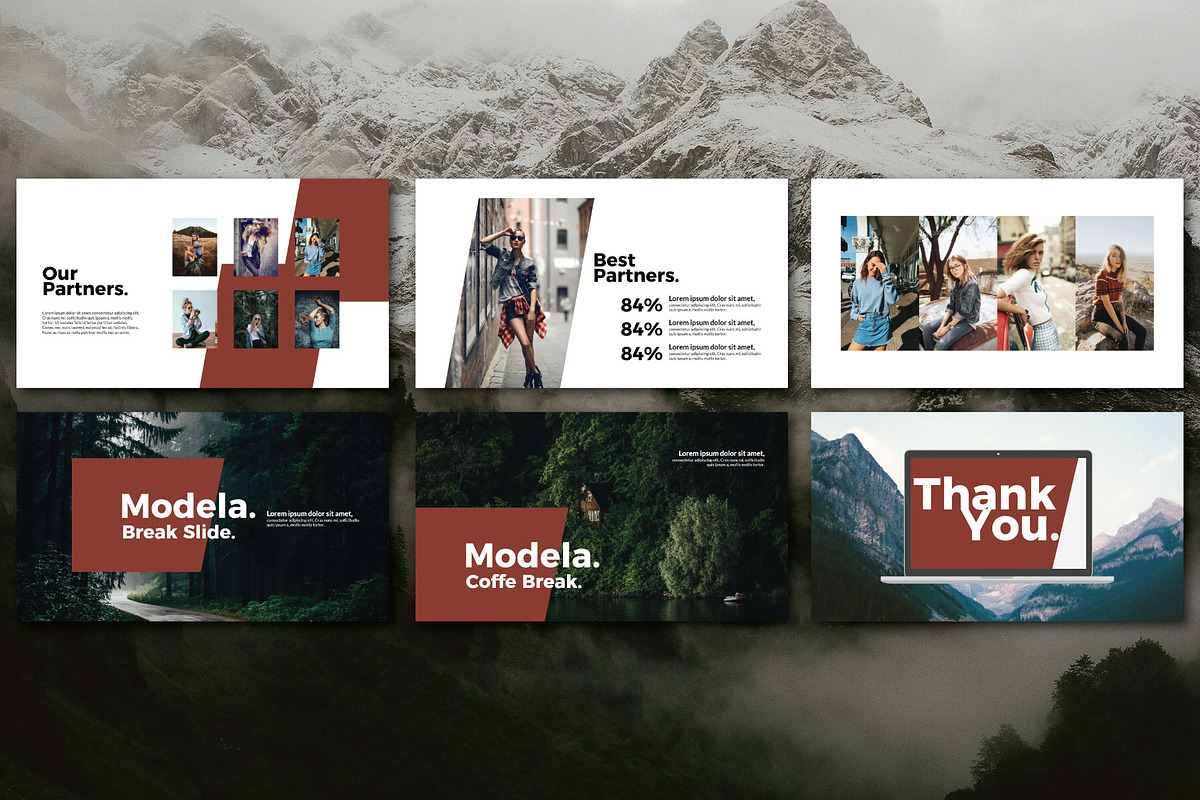 Modela Powerpoint Template, a Presentation Template by Spesifikstd