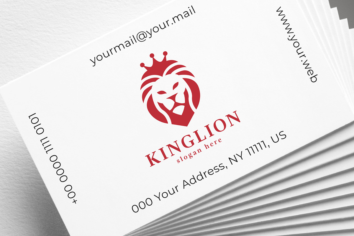 King Royal Lion Logo, a Branding & Logo Template by Design_Planet (Photo 1 of 5)